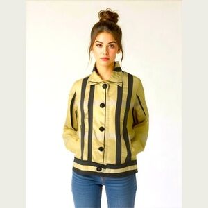 Yellow Basler water resistant lined blazer/jacket🏯 medium